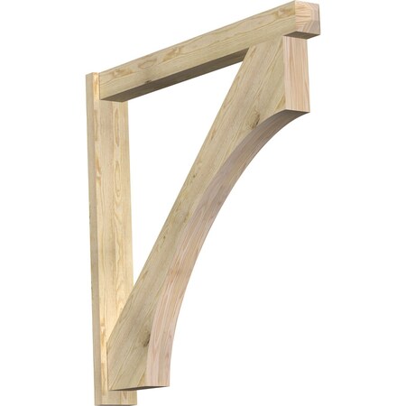 Ekena Millwork Westlake Craftsman Rough Sawn Outlooker, Douglas Fir, 6"W x 48"D x 48"H OUT06X48X48WTL04RDF